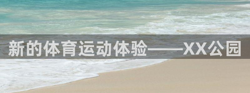 新的体育运动体验——XX公园