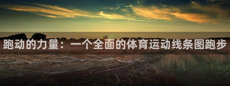 跑动的力量：一个全面的体育运动线条图跑步